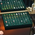 thumbnail image 4 of Organizador de joyas Qarigey resistente a impactos con múltiples ranuras gris, 4 of 6