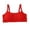 Red, variant on Girls' Cotton Spaghetti Strap Sport Bra Camisole Shelf Bra Soft Comfortable Everyday Outfits(Red,10-16 Years)