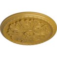 thumbnail image 3 of Ekena Millwork 17 1/8"OD x 1 1/2"P Washington Ceiling Medallion (Fits Canopies up to 2 7/8"), Hand-Painted Iridescent Gold, 3 of 6