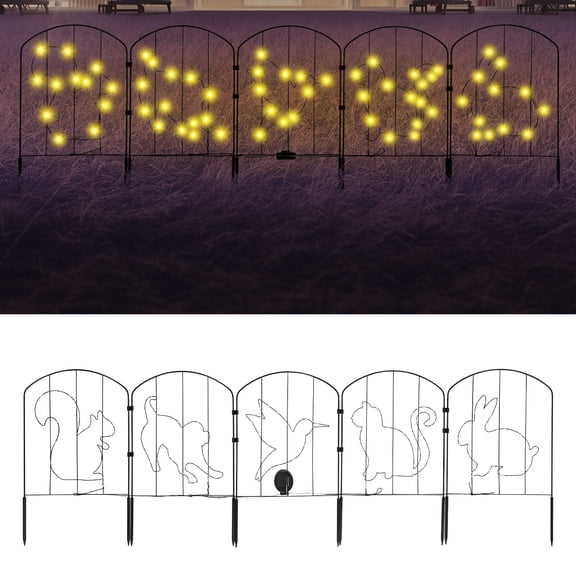 Outdoor Metal Dog Pet Fence Animal Fence Garden Fence for patio patio flower beds