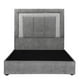 thumbnail image 1 of Cabecera Matrimonial Bora + Base Cama Storm Gris Oscuro, 1 of 8