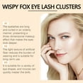 thumbnail image 5 of Wispy Lash Clusters Natural Look Eyelash Extensions C Curly Individual Lashes Soft DIY Cluster Lashes Clear Band 10-14MM for Volume and Length, 5 of 7