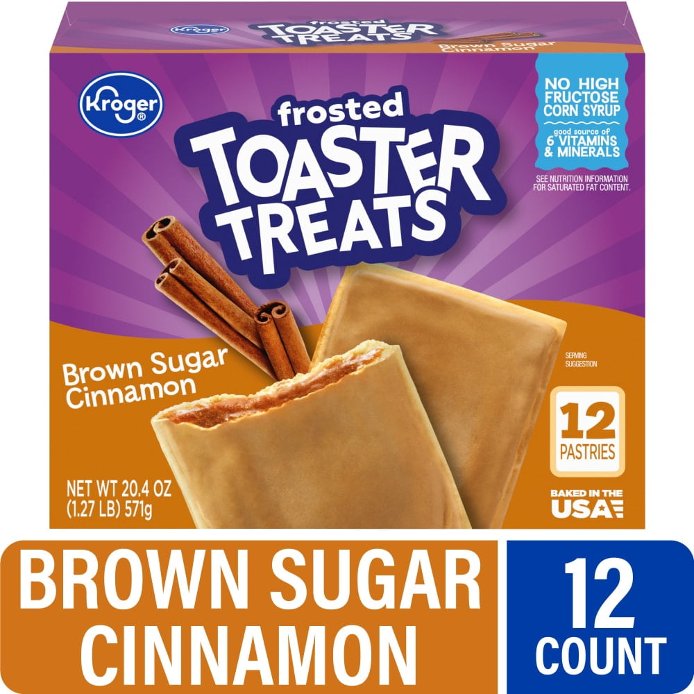 Kroger Brown Sugar Cinnamon Frosted Toaster Treats 12 ct - 3 Pack