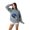 thumbnail image 2 of Women's Gameday Couture Gray Tennessee Titans Starbound Oversized Snow Wash Long Sleeve T-Shirt, 2 of 6