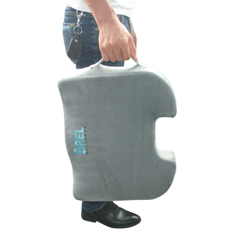 Bael Wellness Seat Cushion (Pack of 2) for Sciatica, Coccyx, Tailbone, Orthopedic, Back Pain Relief