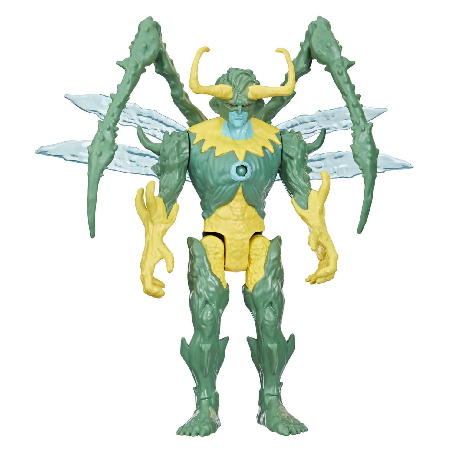 Marvel Avengers Mech Strike Monster Hunters, figurine deluxe Loki de 15 cm avec ailes mobiles, jouet Marvel pour enfants, à partir de 4 ans
