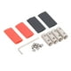 thumbnail image 3 of Kit de conectores de cable de calibre 4 de latón para empalme de audio de automóvil, cable de batería, conector a tope con tornillos de llave hexagonal, 3 of 15