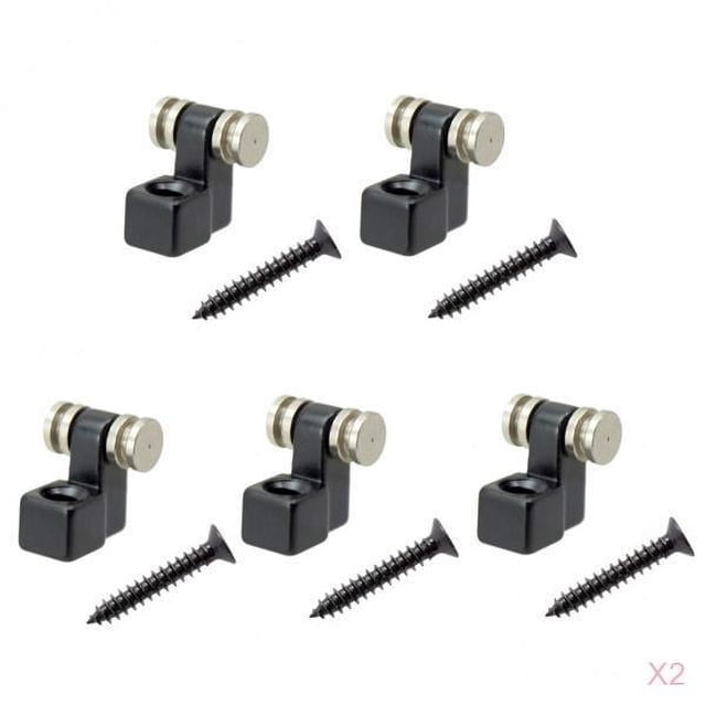 Retenedor de Cuerda de árbol de Cuerda de Guitarra Piezas para Guitarra Eléctrica Negra