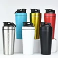thumbnail image 5 of Stainless Steel Protein Shaker Cup - Portable Fitness Sports Mug for Nutrition and Hydration, 5 of 11