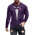 thumbnail image 2 of Blusas y camisas de manga larga y cuello redondo, camisetas casuales de moda para hombre, camisetas deportivas con estampado navideño, camisetas de manga larga, blusas de manga larga y cuello redondo,, 2 of 4