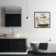thumbnail image 3 of Stupell Industries Farmhouse Serene Vintage Bathtub Black Framed Giclee Art, 24 x 24, by Janet Tava, 3 of 7