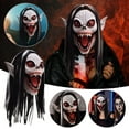 thumbnail image 1 of Xihbxyly Máscara de Halloween con Capucha de Terror, Diseño Realista de Cara Completa, Cómoda de Usar, Unisex, Perfecta para Fiestas de Máscaras, Sesiones de Fotos Temáticas, Talla 30 X 26 Cm., 1 of 7