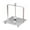 White, variant on Wrought Iron Paper Towel Stand with Crystal Ball Design, Metal Tissue Holder for Hotel Countertop, Home, and Office Use, Decorative Organizer for Efficient Paper Towel Dispensing