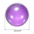thumbnail image 2 of Bola de Contacto de Acrílico Transparente Morada para Principiantes - 20 mm, Paquete de 5, 2 of 3