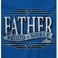 thumbnail image 2 of Father Day Proud Noble Awesome Dad Men's Crewneck Sweatshirt Brisco Brands S, 2 of 6