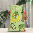 thumbnail image 4 of Fuzoiu Cute Dinosaurs Cartoon Print Christmas Gift Bag,Burlap Gift Bag with Drawstring Closure & Hang Tag,Perfect for Holidays, Birthdays, and Special Occasions-Medium, 4 of 6