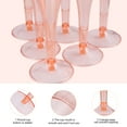 thumbnail image 5 of Monyance Party Plastic Cup Champagne Flutes for Wedding, Birthday Party - 30 Glasses(8.46X2.17X2.17Inches), 5 of 10