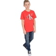 thumbnail image 2 of Calvin Klein RACING RED Big Boy's Bold Logo Graphic T-Shirt, US X-Large(18/20), 2 of 3