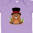 thumbnail image 4 of Inktastic Groundhog Day with Groundhog in Top Hat Boys or Girls Baby Bodysuit, 4 of 5