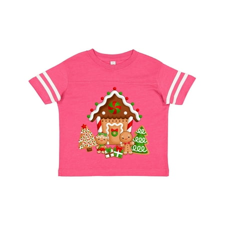 

Inktastic Gingerbread House Christmas Gift Toddler Boy or Toddler Girl T-Shirt