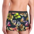 thumbnail image 5 of Daiia Butterfly Wild Insect Men's Underwear Boxer Briefs, Cotton Stretch Moisture-Wicking Underwear-Large, 5 of 9