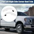 thumbnail image 2 of Unique Bargains 1 Pair Car Left Right Side Pillar Decorative Cover for Ford F250 F350 F450 F550 1999-2007 White, 2 of 6