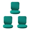 thumbnail image 4 of Baohd Computer Chair Cover Swivel Chair Cover Rotating for Chair Dark Green Backrest + Cushion Cover 3Set, 4 of 6