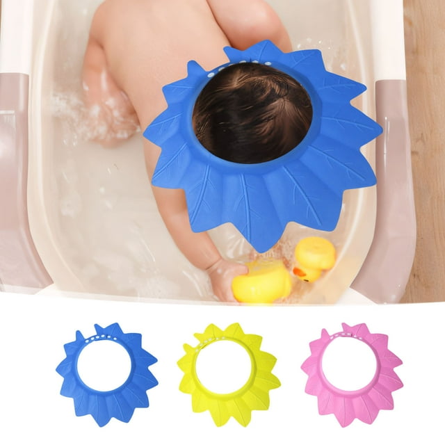 Xihbxyly Gorro de Champú para Bebé, Diseño Ajustable de Alta Elasticidad, Material Suave y Agradable para La Piel, Protección para La Ducha, Cómodo para El Baño, Apto para Bebés, Colores Divertidos,