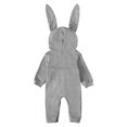 thumbnail image 2 of Pyjama de Pâques pour Tout-Petit Bébé Combinaison Lapin une Pièce à Capuche Vêtements de Nuit Pyjama de Pâques, 2 of 4