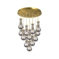 thumbnail image 2 of 126-451-1P-BB-G451-5SM-Innovations Lighting-Owego - 12 Light Cord Hung Pendant In Art Deco Style-11.25 Inches Tall and 24.38 Inches Wide-Brushed Brass, 2 of 5