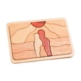 thumbnail image 3 of BELOVING 3D Cartoon Jigsaw Puzzles Early Learning Educational Toys for Toddlers Girls Sunset, 3 of 10