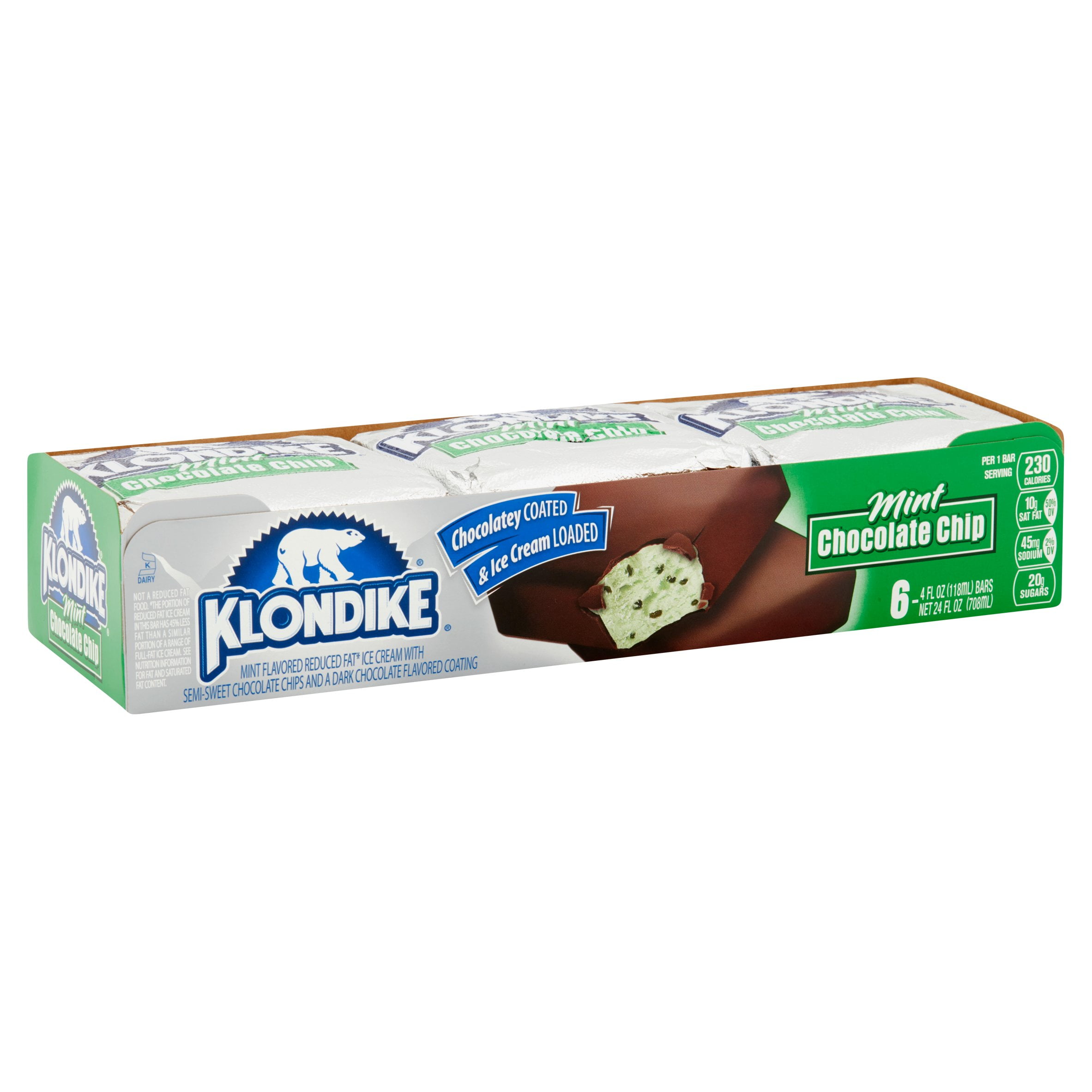 calories klondike bar mint chocolate chip