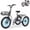 White, variant on MOONCOOL TK1 Folding Electric Tricycle for Adults,48V 14.5Ah Removable battery, Peak 1000W Motor, 20" Fat Tire Step-Thru 3 Wheel Electric Bicycle W/ Mirrows Kit