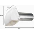 thumbnail image 2 of Dundas Jafine White Gas or Electric Dryer Vent Kit (4-Piece) TD48PMKZW6, 2 of 5