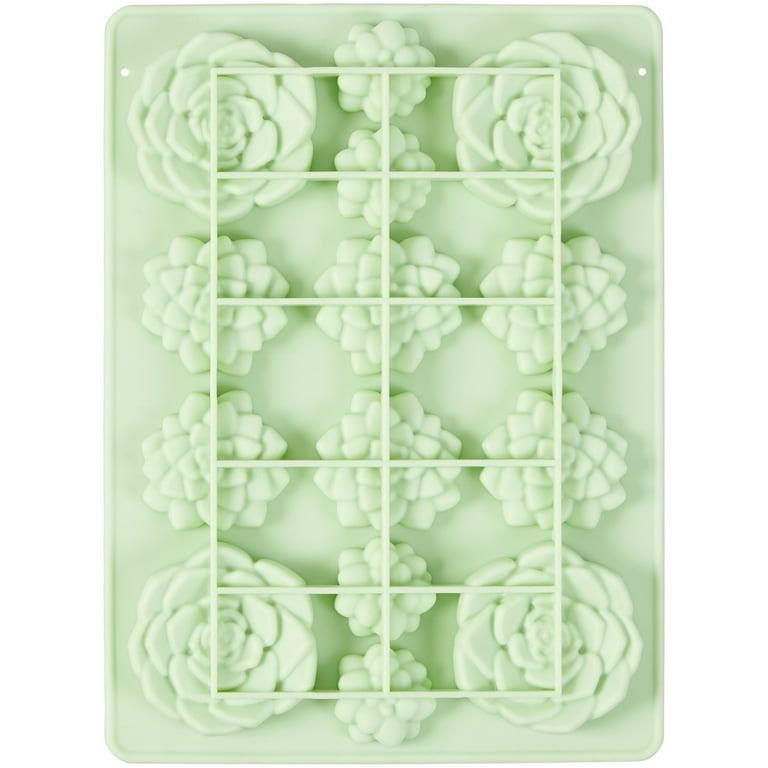 Succulents Silicone Candy Mold, 14-Cavity - Wilton