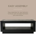 thumbnail image 4 of Maven Lane Artemis Contemporary Wooden Coffee Table in Refined Black Finish, 4 of 6
