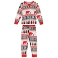 thumbnail image 2 of INSPIRE CHIC Christmas Family Matching 2 Piece Pajama Sets Long Sleeve Party Gift Set ["Boys & Girls"] L White, 2 of 5