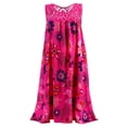thumbnail image 2 of Robe Mode Grande Taille Femme Sans Manches en Dentelle Imprimée Robe Ample Décontractée d'Été, 2 of 2