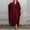 Brick Red, variant on Ladies Chest Woven Loose Large Size Beach Smock Robe Holiday Sunblock Smock Women Winter Jackets plus Size Winter Coat Anorak Winter plus Size Coats for Women plus Light Jackets for Women plus Size