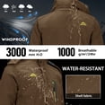 thumbnail image 5 of TACVASEN Men's Winter Ski Snow Jackets Heavyweight Waterproof Warm Fleece Hiking Coat with Hood Multi-Pockets Coffee XL, 5 of 7