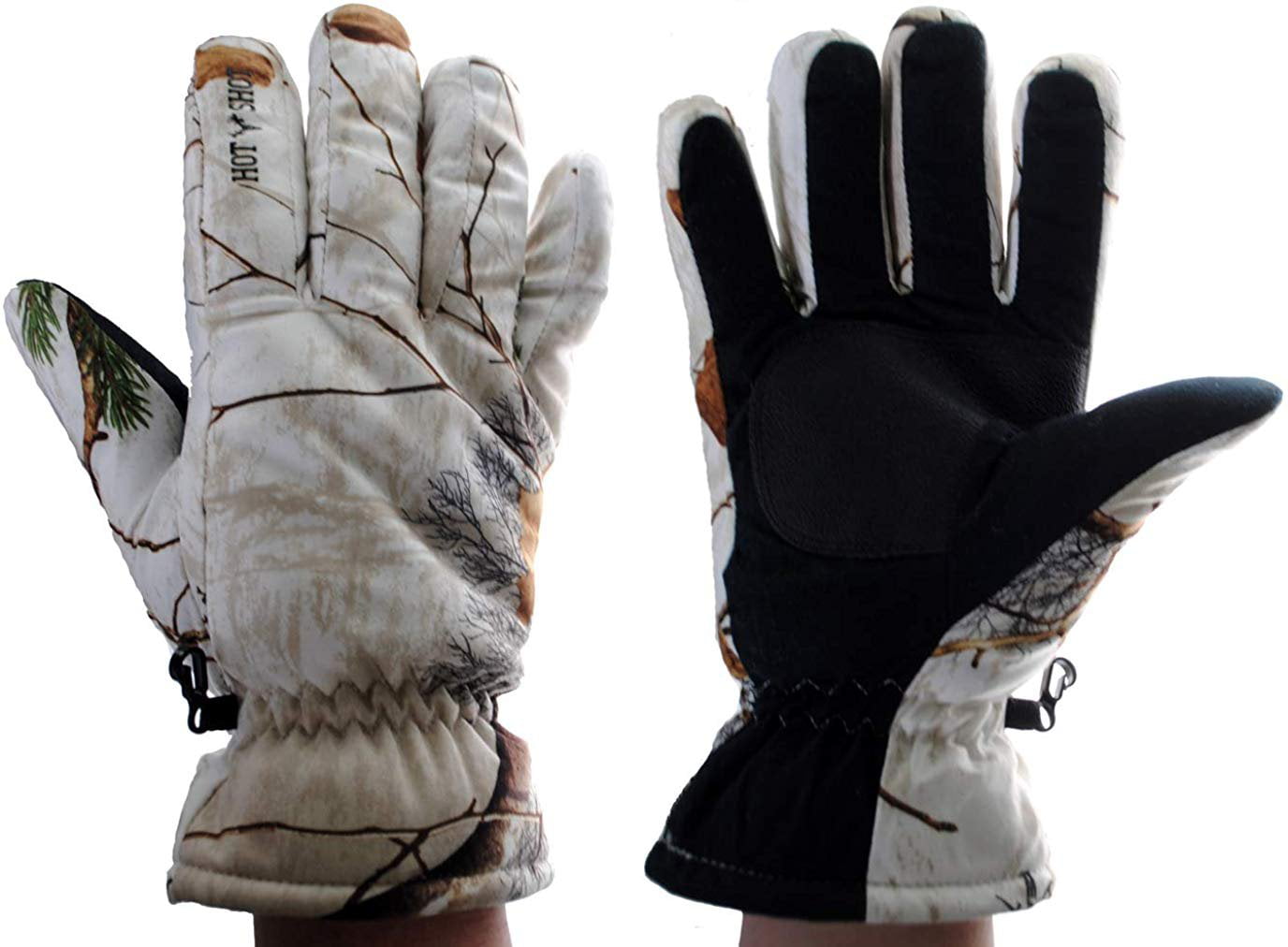 L Details about   NWT Mens Camouflage Hot Shot Trophy Gear Gloves 