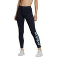 thumbnail image 3 of adidas Women's Essentials Linear Tight, Legend Ink/Glow Blue, S, 3 of 4