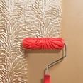thumbnail image 3 of Nichiyo 7" Texture Roller, DIY Decorative Art Pattern Paint Roller Rubber Roller for Walls, Furnitures and Floors Decoration (EG325T), 3 of 6