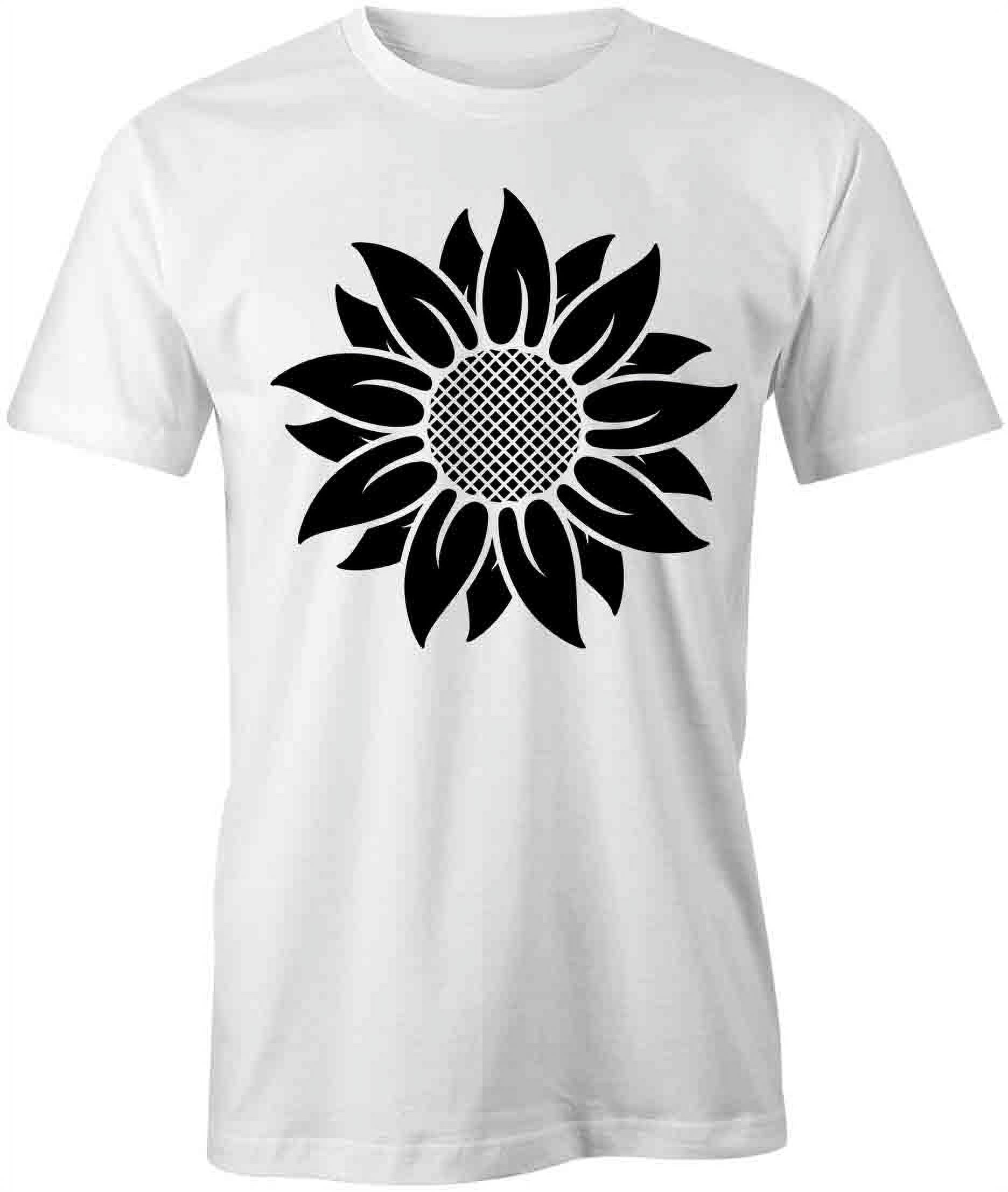Sunflower T Shirt Pretty Flowers White Tee Gift Walmart