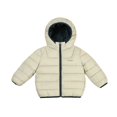 thumbnail image 5 of yillto Winter Puffer Jacket for Boys Girls Lightweight Full Zipper Long Sleeve Hooded Jacket Trendy Toddler Kids Coat, 5 of 7