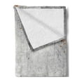 thumbnail image 2 of Basketball Soft Flannel Fleece Blanket, Basketball Streetball and Paint Stains Image on Concrete Wall Rustic Print, Cozy Plush for Indoor and Outdoor Use, 60" x 80", Charcoal Orange, by Ambesonne, 2 of 5