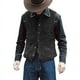 thumbnail image 2 of Traje de hombre, chaleco casual, chaleco con cuello en V, vestido formal informal ajustado para negocios, estilo retro, 2 of 6