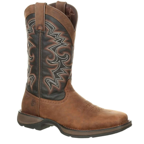 Durango Mens Rebel Full Grain Leather Cowboy Boots