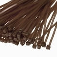 thumbnail image 3 of Uxcell 4 x 0.09 inch Self-Locking Zip Ties Cable Ties Nylon Brown 500 pack, 3 of 5