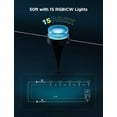 thumbnail image 4 of Govee Outdoor Ground Lights 2, 15 Pack RGBIC Pathway Lights with 100LM Warm White, IP67 Waterproof, 63 Scene Modes, Works with Alexa, Google Assistant, 4 of 7